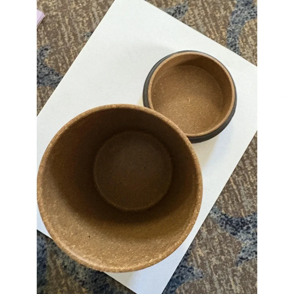 Loopy‎ Products Loki Tea Canister Bamboo Storage Tin Brown Eco Friendly